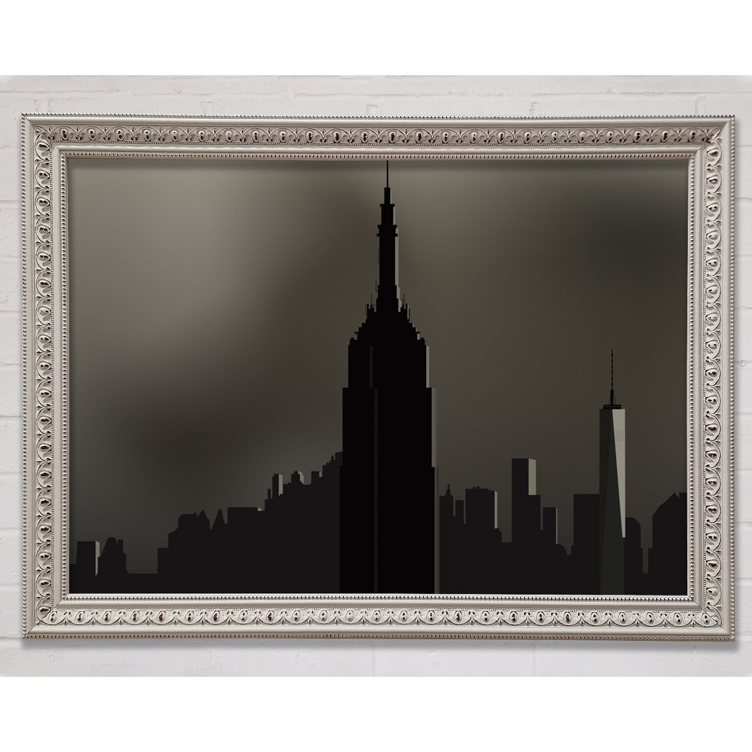 Empire State Building Illustration - Einzelner Bilderrahmen Kunstdrucke