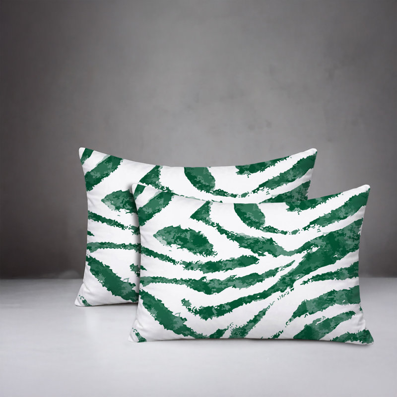 Oreiller réversible intérieur / extérieur Seppo, 20x14, Green