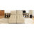 121.2" Versatile Chenille Bed, Brown - With Storage , To Different Layouts, & Practical Modular Included, Cover, Convertible Seating Arrangements,-137745566