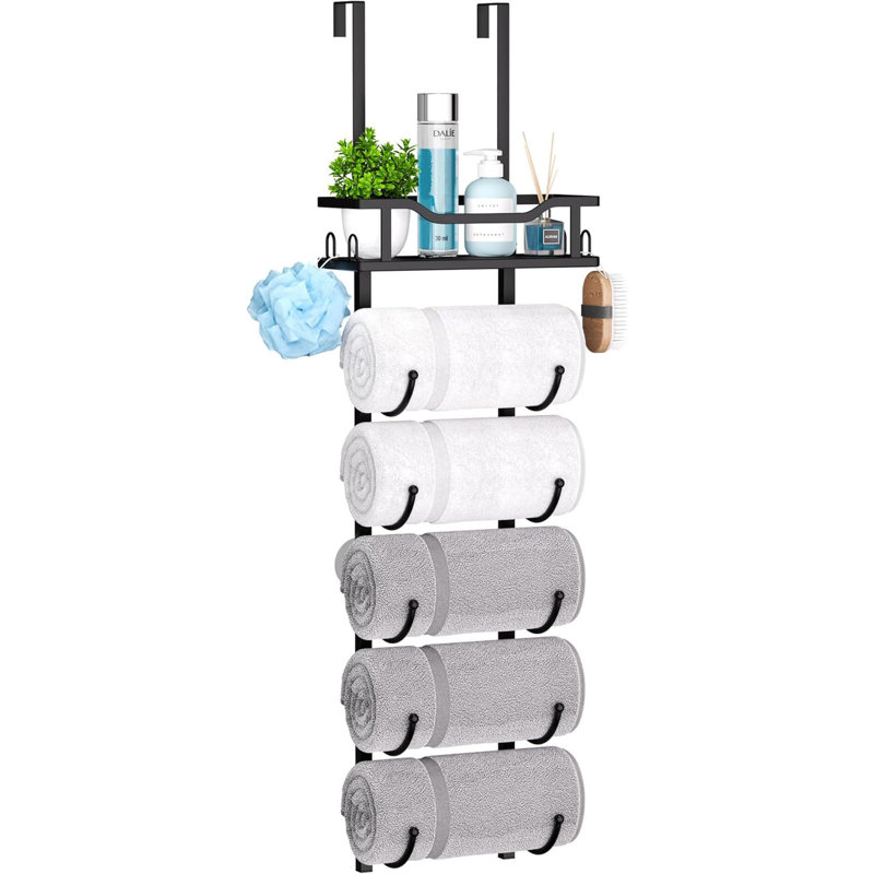 6 Tier Towel Racks for Bathroom Wall Mounted