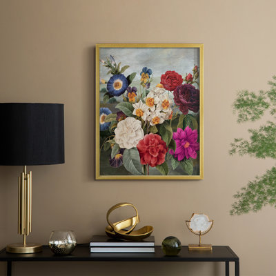 «Botanical Landscape I», reproduction encadrée - bois massif