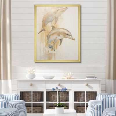 «Beige et or», impression sur toile