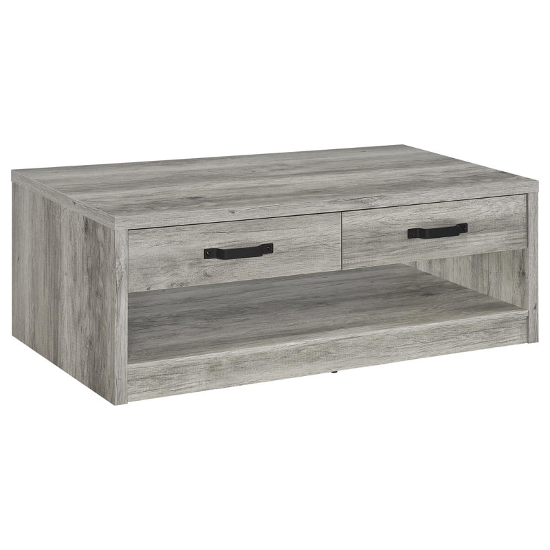 Table basse à 2 tiroirs Nuberg Grey Driftwood