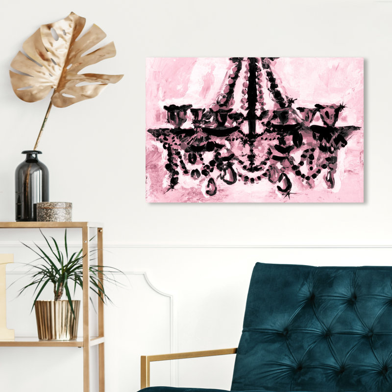 « rosa y negro », art sur toile Mahan, H 10 po x l 15 po x P 1,5 po