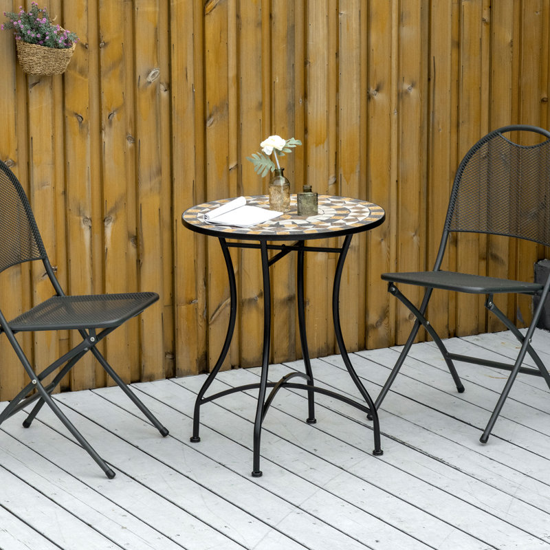 Round 2 - Person 60Cm L Outdoor Side Table