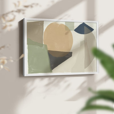 Collage Rhythm I -Framed Print - Restickable