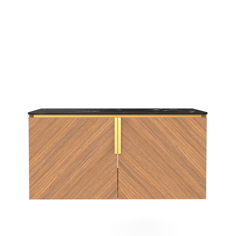 Base de meuble-lavabo Grayson 48 po avec comptoir en pierre frittée (lavabo non inclus), 36