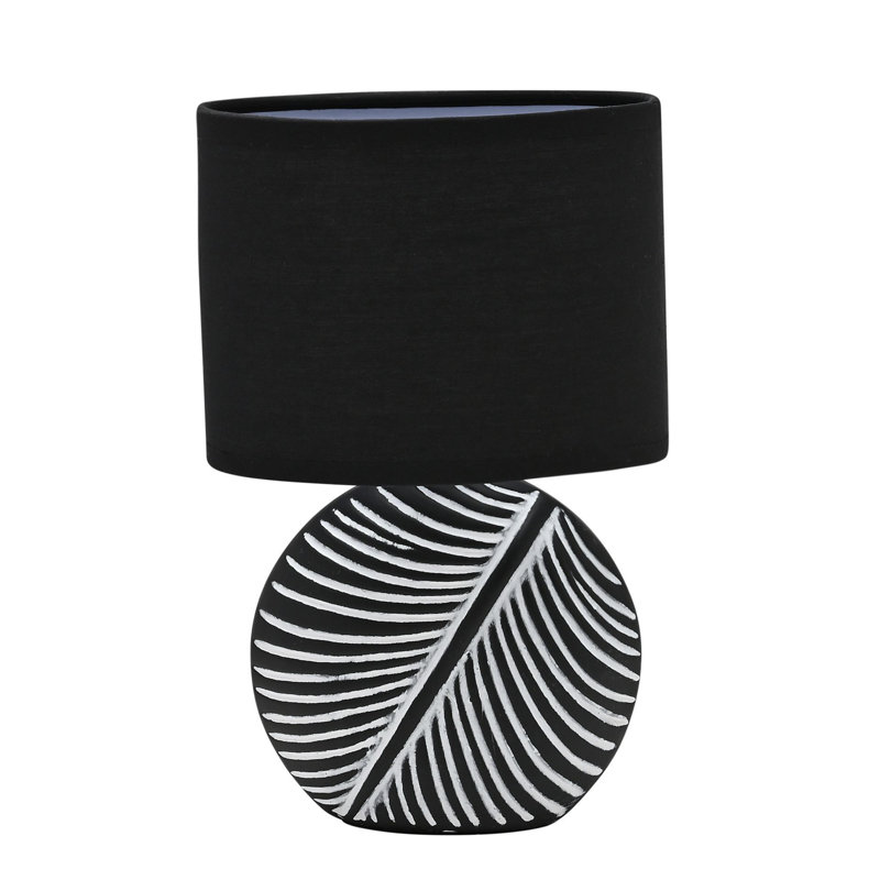 Sumeet Ceramic Table Lamp, Black