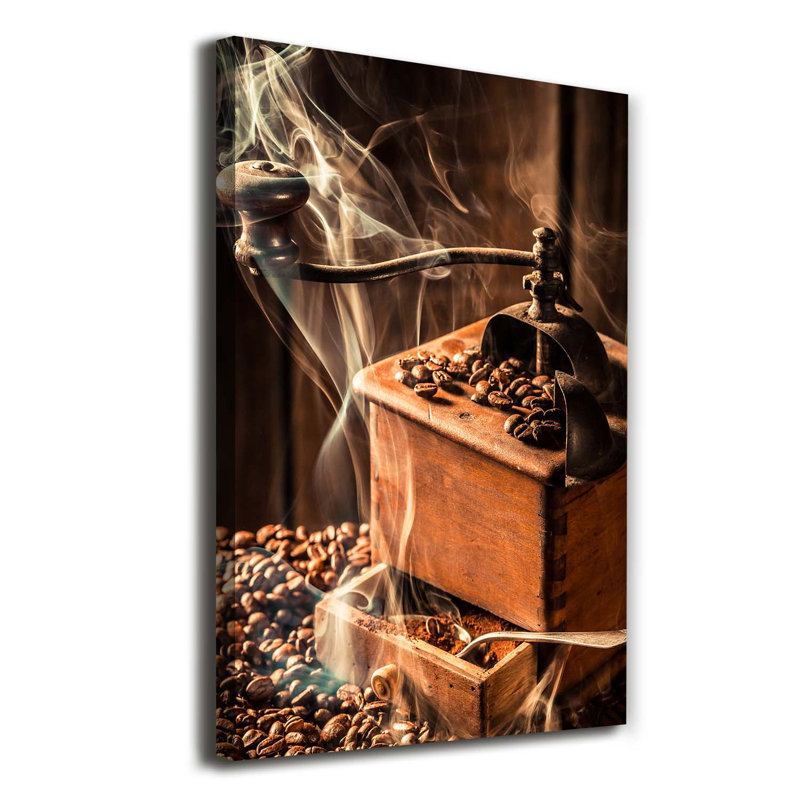 Coffee Beans - Wrapped Canvas Print