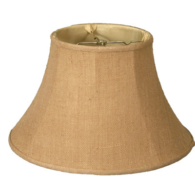 Abat-jour cloche en soie / shantung (araignée)