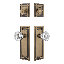 Nostalgic Warehouse Mission Entry Set with Crystal Knob