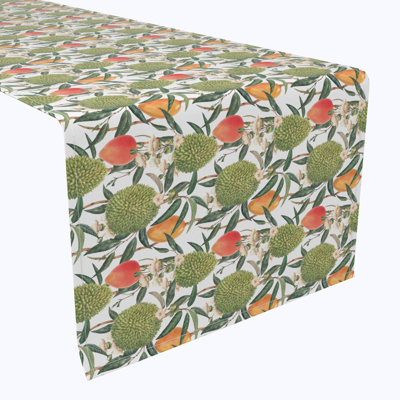 Garbo Floral Table Runner, 108" x 14"
