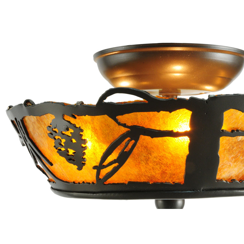 Whispering 3 - Light Semi Flush Mount