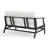 Polett Teak Outdoor Two-person Patio Set With Cushions And Side Table-459058474-459058464