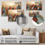 Vert et orange, mosaïque de Noël minimaliste II - art mural minimaliste en métal-505768745