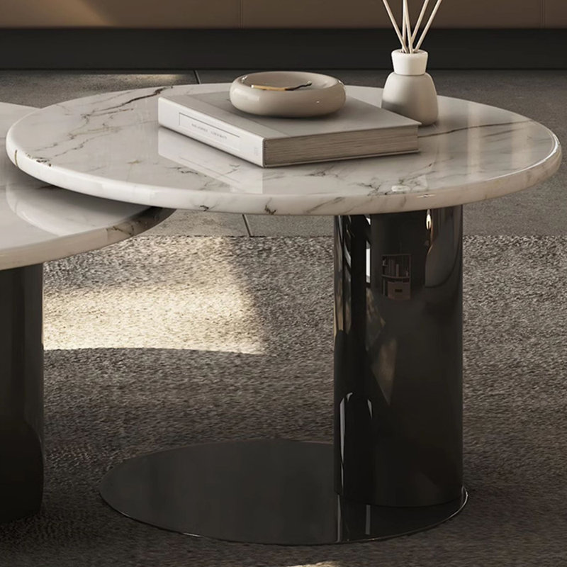 Tables basses simples de style moderne, H 15,4 po x L 35,4 po x l 35,4 po
