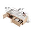 Meuble-lavabo simple 48 po avec comptoir en pierre blanche, meuble-lavabo flottant en bois massif multi-couches avec un tiroir et une armoire-811539850-1061511579