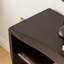 Console en bois massif de style américain.-257424092