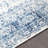 Fitz Machine Woven Oriental Sky Blue Area Rug-1394904151
