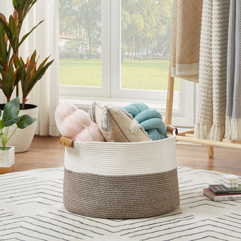 Anchie Fabric Laundry Hamper with Handles