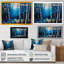 «Blue Birch Forest II», reproduction sur toile-86581088-86581089