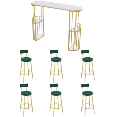 Tables et chaises de bar de cuisine modernes