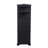 Black Triangle Tall Cabinet With 3 Drawers And Adjustable Shelves For Bathroom, Kitchen Or Living Room, MDF Board With Painted Finish (WF306469AAG New Color)-351798325