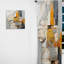 Abstract Assemblage I - Rideau en velours moderne - obscurcissant - 1 panneau-107831901