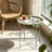 Annaleese Small End Table Set Foldable Tray X-shaped Cross Leg Side Table-1931462366