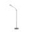 54-Inch-Long Tinsley Silver Integrated LED Task Floor Lamp