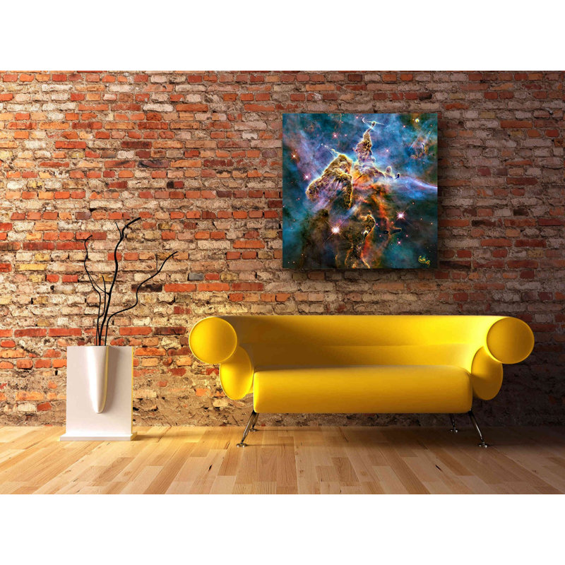 «Mystic Mountain», art mural sur toile télescope Hubble, H 12 po x l 12 po x P 0,75 po