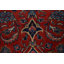 Tapis persan rétro en laine rouge Sarouk 8 x 12
