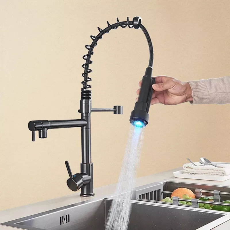 Robinet de cuisine AlenArtWater, Noir mat