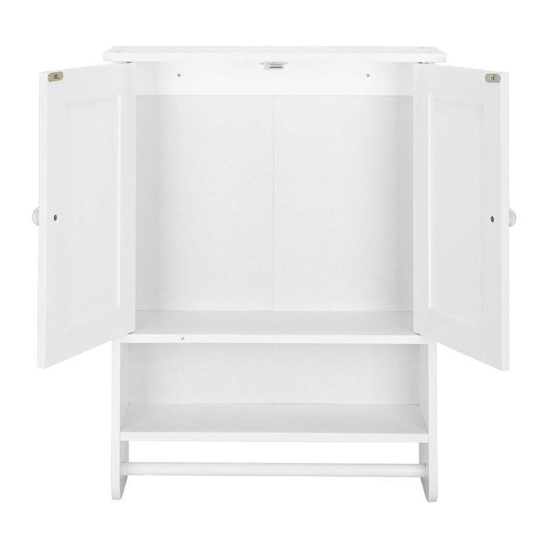 Armoire de rangement murale avec deux portes
