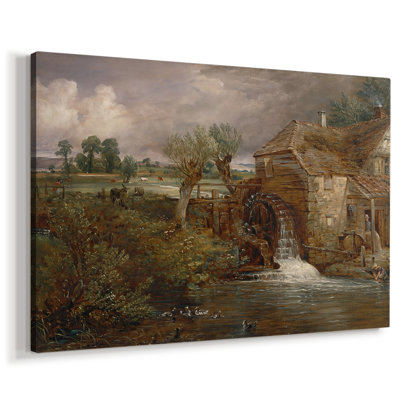 Parham Mill, Gillingham-John Constable-Gallery Wrapped Canvas-c. 1826