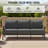 2-Piece Aluminum Outdoor Lounge Chair With Olefin Fabric Cushion-1295007247