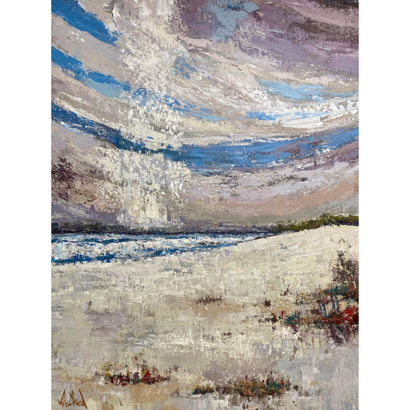 Humid Sky by John Beard - Wrapped Canvas Painting Print, 30" H x 24" W x 1" D, Unframed