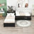 Divyanshi Twin Size L-shaped Platform Bed with Trundle and Drawers-1115803469