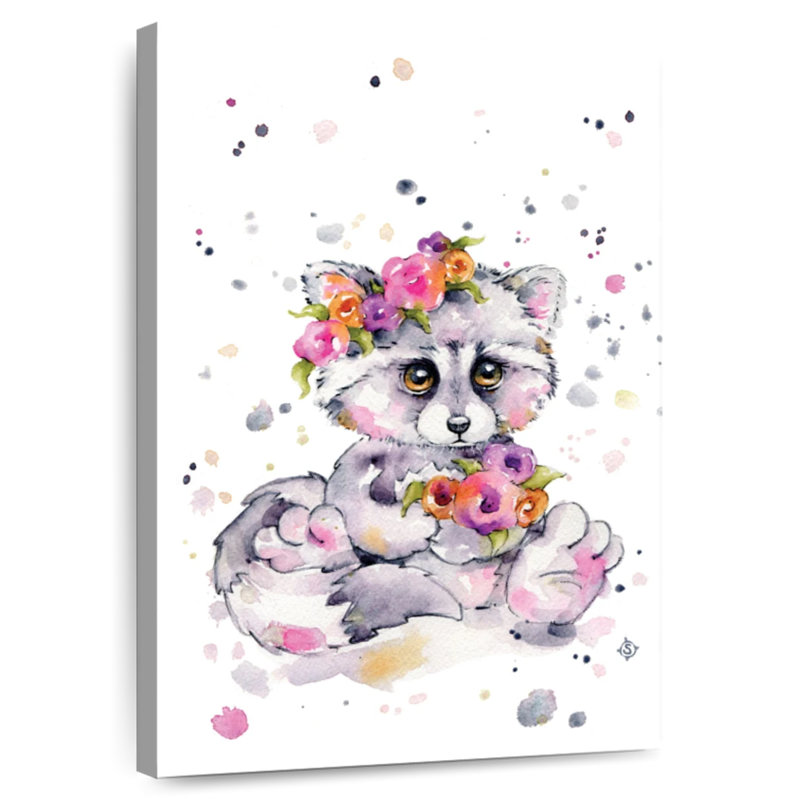 Brampt Sweet Raccoon, 45" H x 30" W