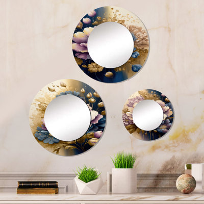 Dilann Metal Round Mirror
