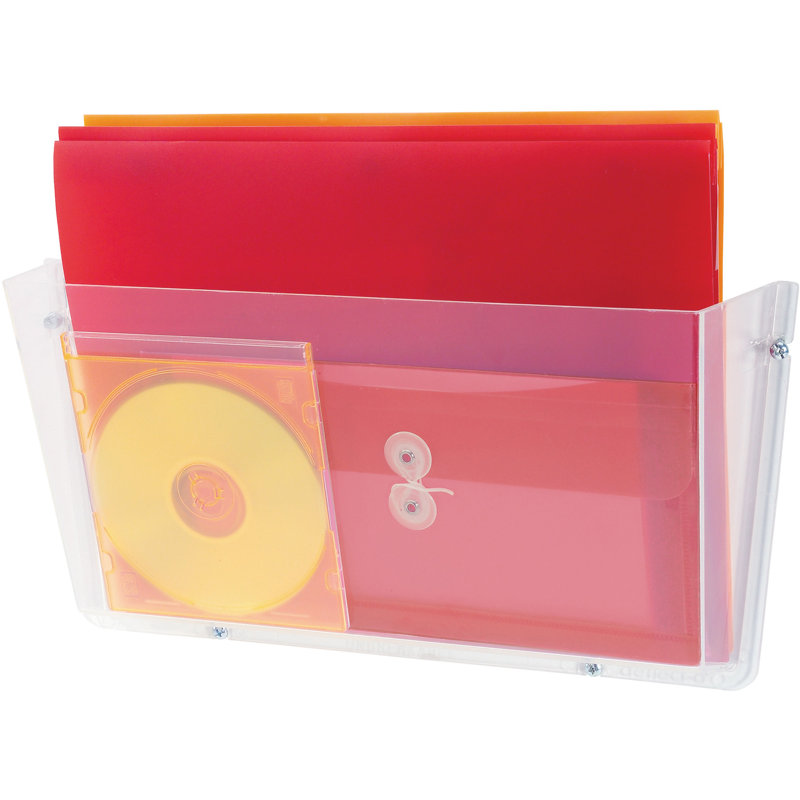 Classeur incassable à pochettes simples, lettre, transparent
