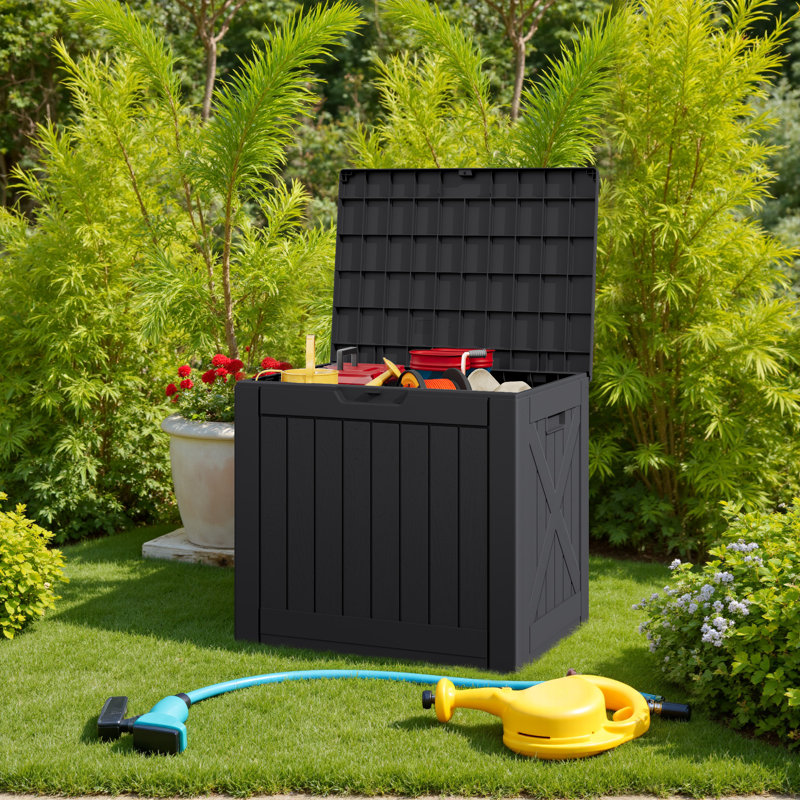 Boîte de rangement intérieure 42 po, Noir