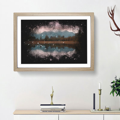 Reflection Of The Mountains - Picture Frame Graphic Art