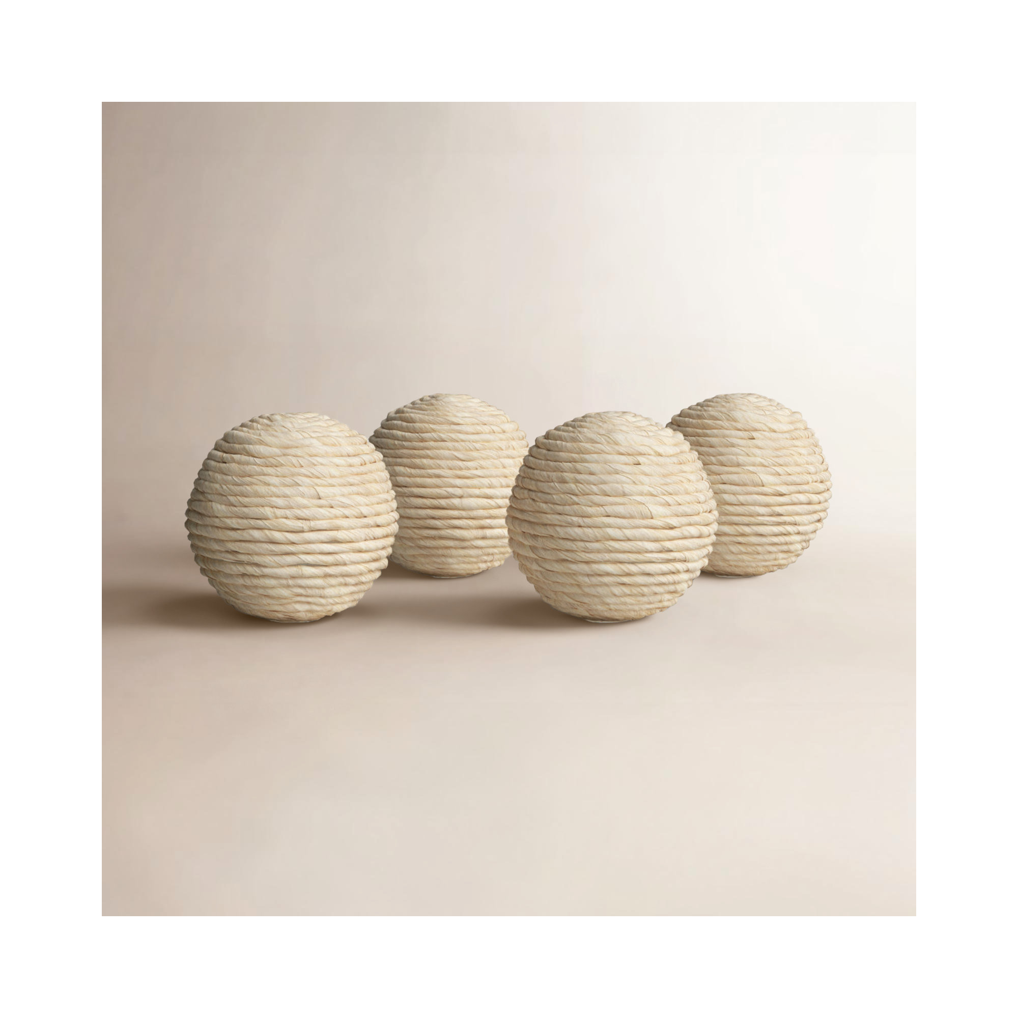Maraca Orbs & Vase Filler, Beige