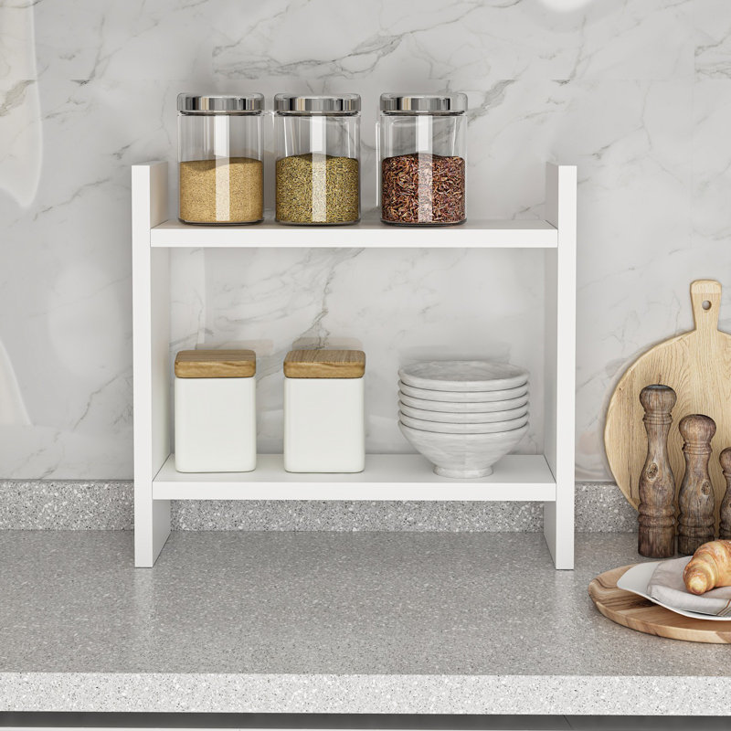 Antania Freestanding, 30cm H x 34cm W x 10cm D, White