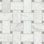 Jumbo Basketweave 12" x 12" Matte Marble Mosaic Floor and Wall Tile 