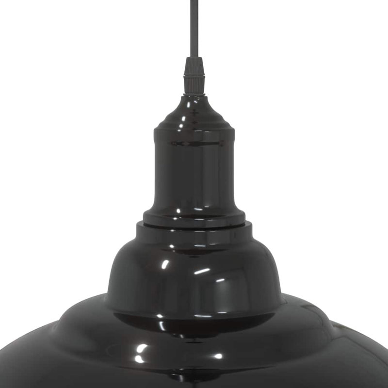 Adalinne 1 - Light Gloss Orange Pendant, Gloss Black