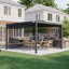 Pergola à persiennes d'extérieur avec abat-jour à 3 côtés Flexpatio Power +-120613823