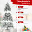 L'arbre de Noël en flocons de Noël Holiday