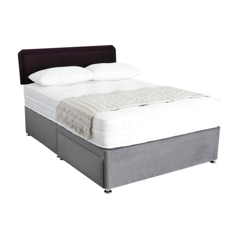 Wile Upholstered Headboard, Single (3'), Velvet, Plum
